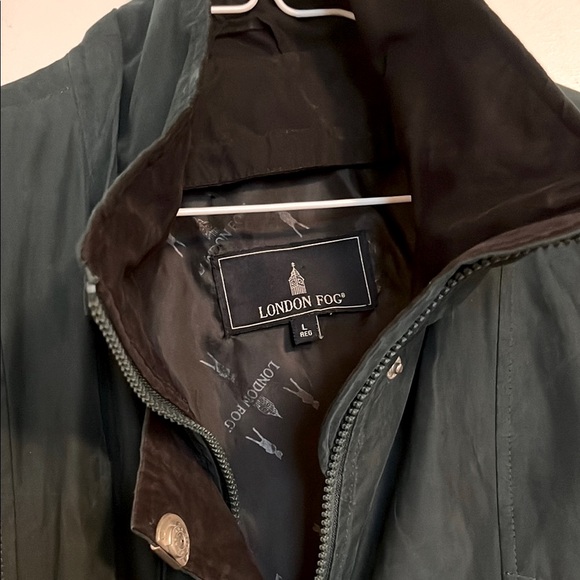 London Fog Barbour Green jacket L - Picture 3 of 8